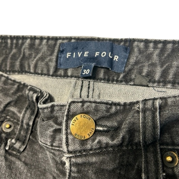 Five Four Black Slim Straight Leg Jeans Sz 30 - Picture 9 of 15